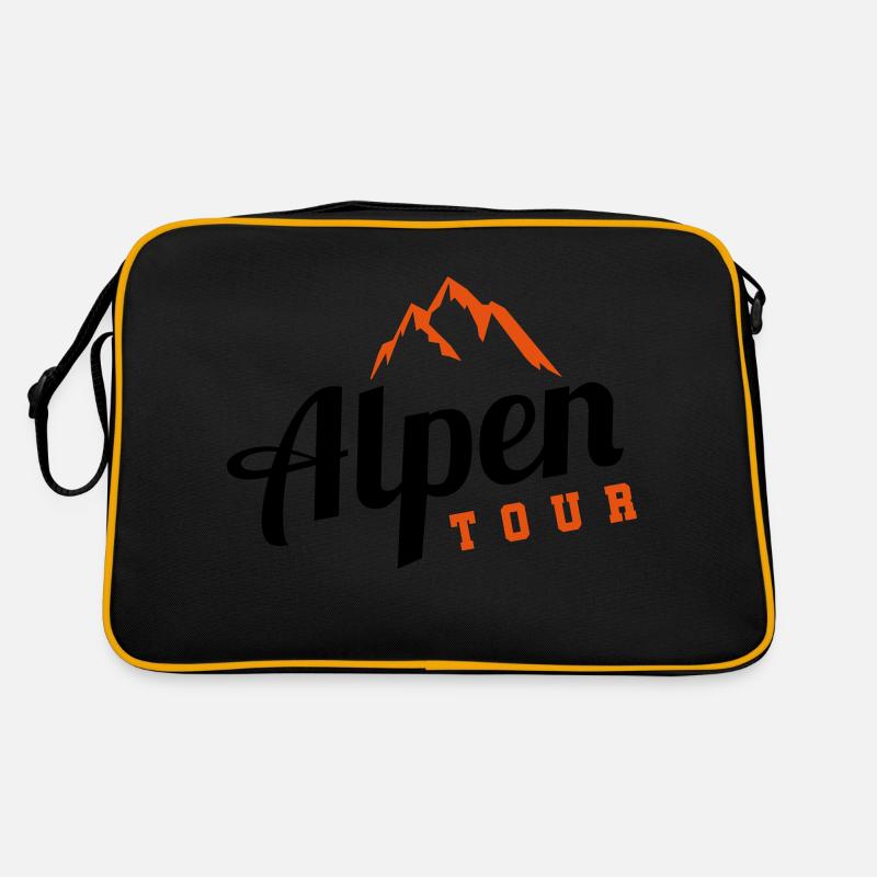 alpen tour design Retro Tasche