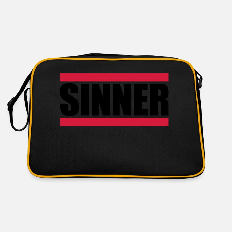 Logo texte pécheur Sac Retro