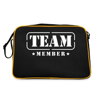 membre de l'équipe - Sac Retro - noir/or - Dos
