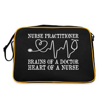 Nurse Practitioner - Sac Retro - noir/or - Dos