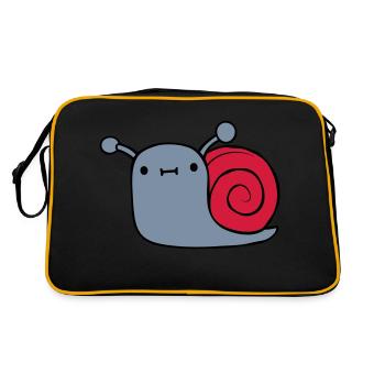 Small sweet snail - Retro Bag - black/gold - Back