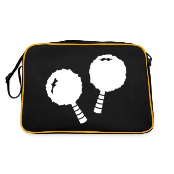 Pompons Pompoms Pom Poms Pom Pom Bommel - Sac Retro - noir/or - Dos