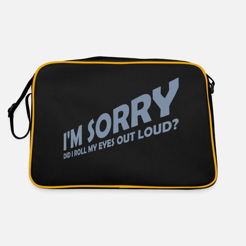 Roulez mes yeux Sac Retro