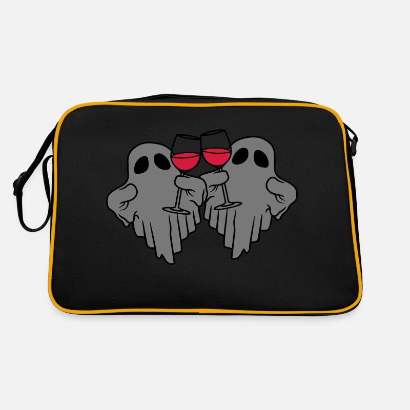 2 wine-drinking spirits Retro Bag