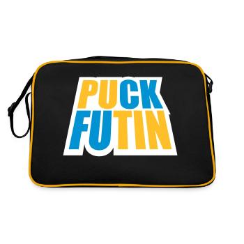 Conception du logo Puck Futin - Sac Retro - noir/or - Dos