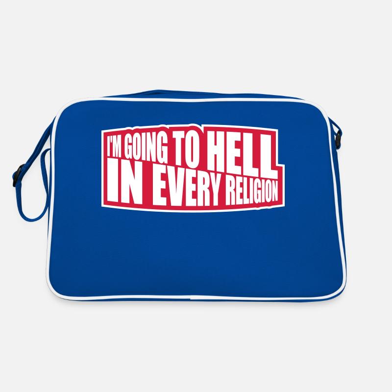 im going to hell Retro Tasche