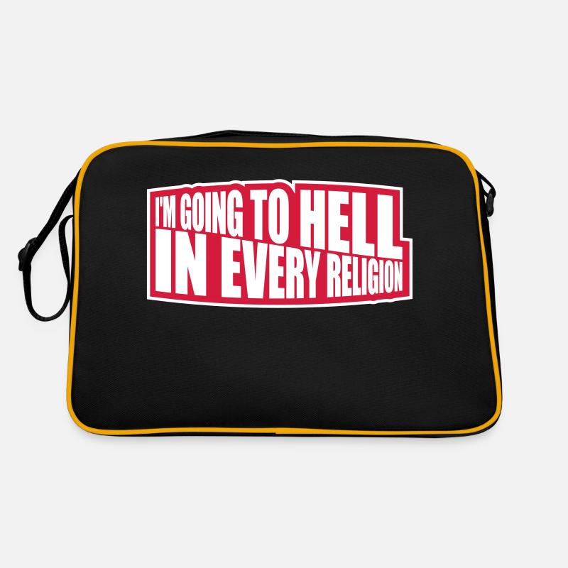 in going to hell Retro Bag