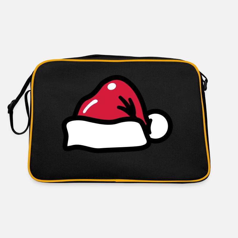 weihnachtsmütze Retro Tasche