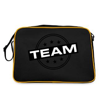 Équipe - Sac Retro - noir/or - Dos