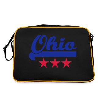 ohio - Retro Bag - black/gold - Back
