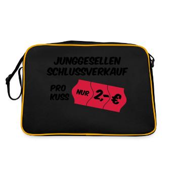Bachelor - Retro Bag - black/gold - Back