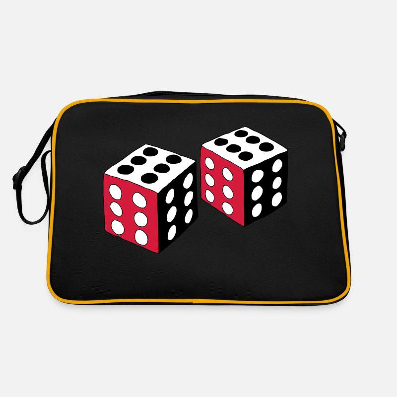 Würfel Retro Tasche