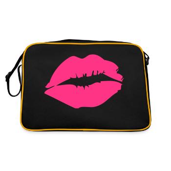 baiser - Sac Retro - noir/or - Dos