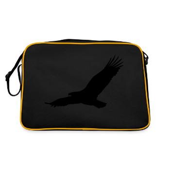Eagle - Retro Bag - black/gold - Back