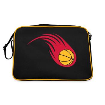 basketball fireball - Retro Bag - black/gold - Back