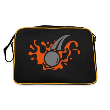 splash beer pong splash - Retro Bag - black/gold - Back