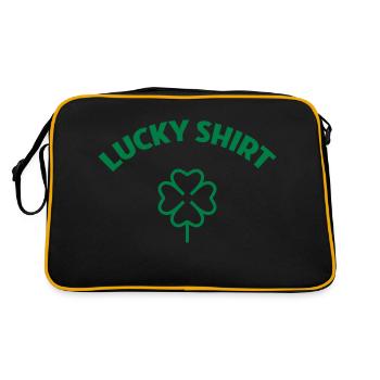 Chance / Chanceux / Luck / Lucky - Sac Retro - noir/or - Dos