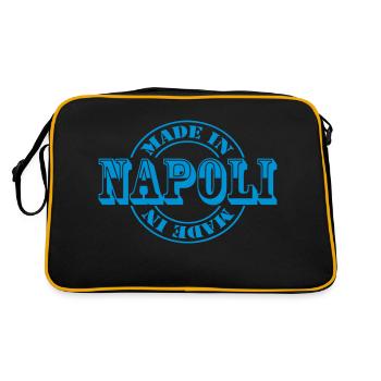 made in napoli m1k2 - Retro Bag - black/gold - Back
