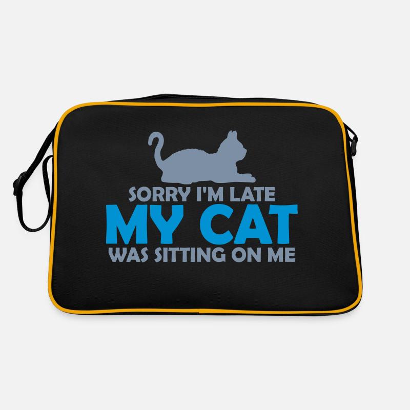 désolé chat était assis Sac Retro