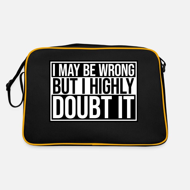 I may be wrong Retro Bag