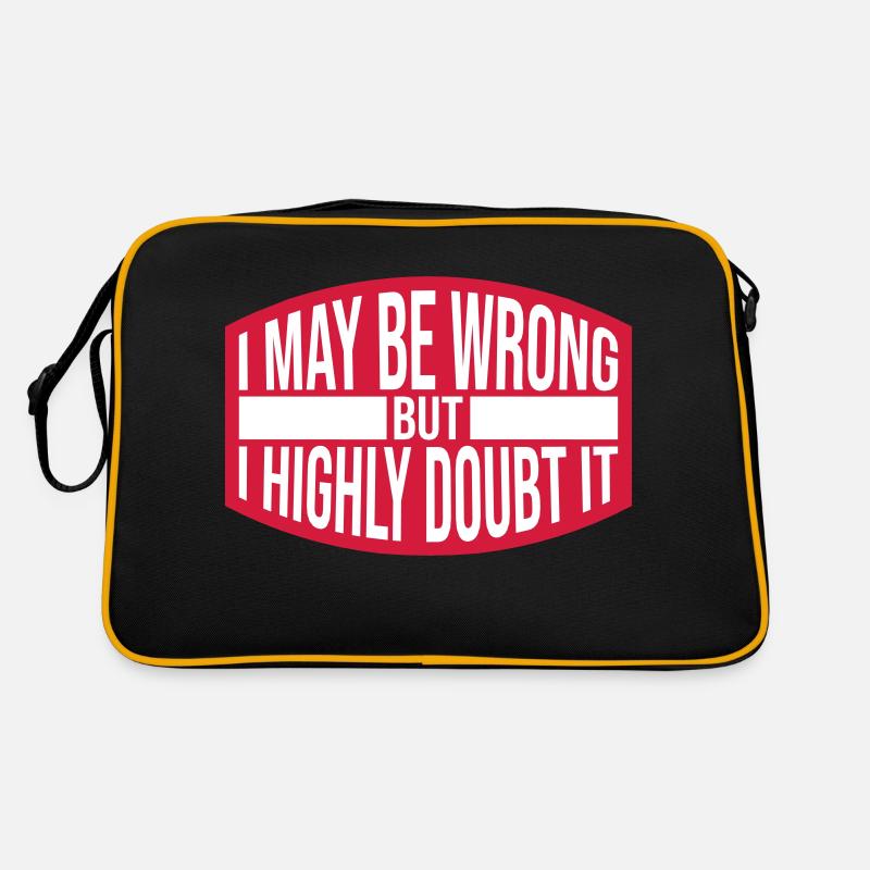 I may be wrong Retro Bag