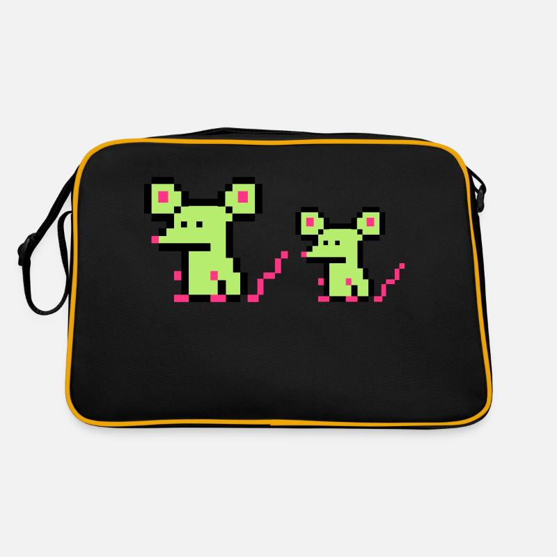 pixel mäuse 1 Retro Tasche