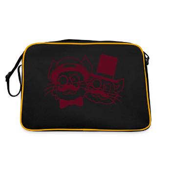 2 Sir Cats Mr. Cylinder Deux Monocle Team Rich - Sac Retro - noir/or - Dos