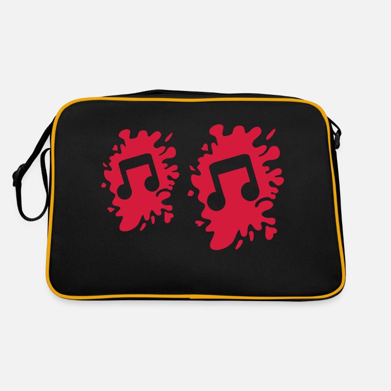Blobs de notes de musique Sac Retro