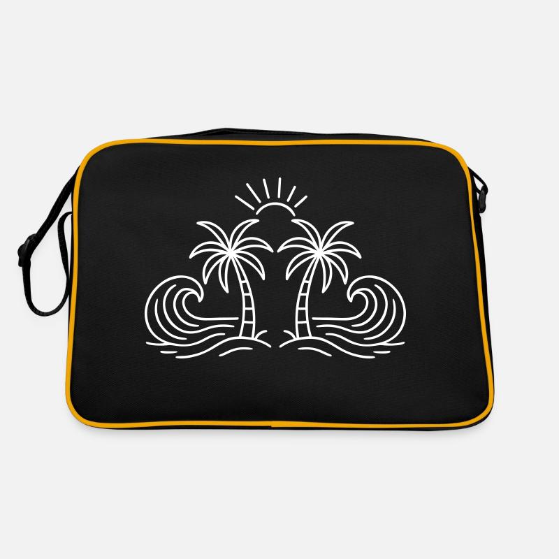 Insel Meer Sonne Retro Tasche