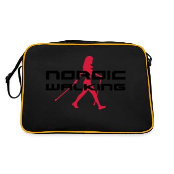Nordic Walking - Retro Bag - black/gold - Back