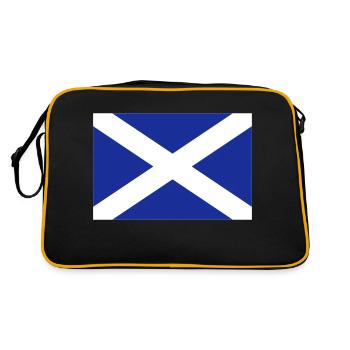 Écosse - drapeau - Sac Retro - noir/or - Dos