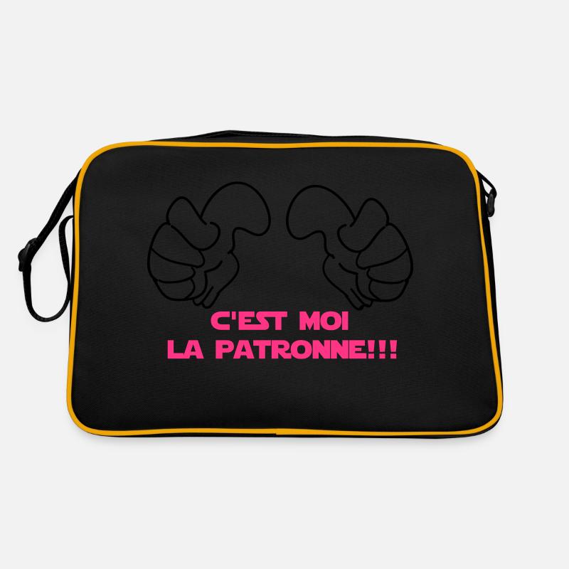 C'EST MOI La PATRONne Sac Retro