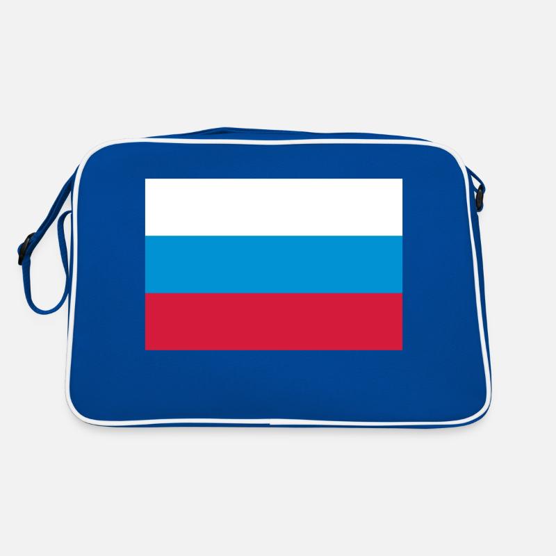 russia flag Retro Tasche