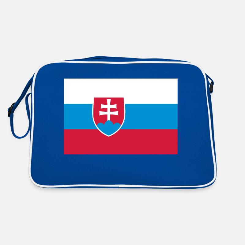 slovakia flag Retro Tasche