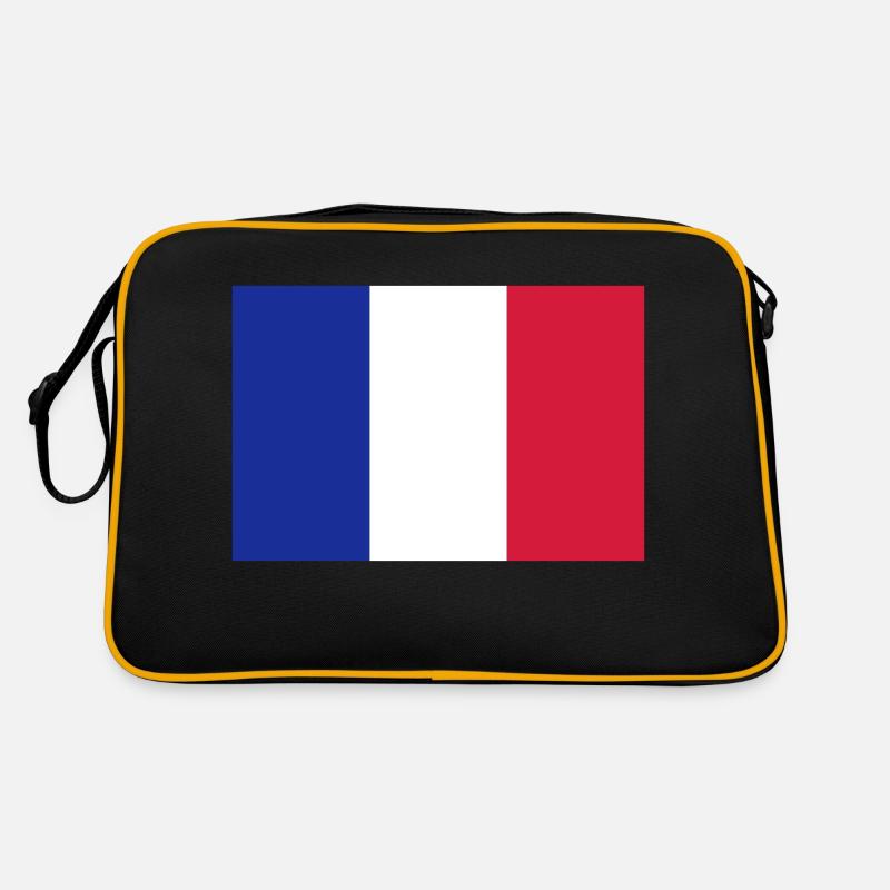 Frankreich Flagge Retro Tasche