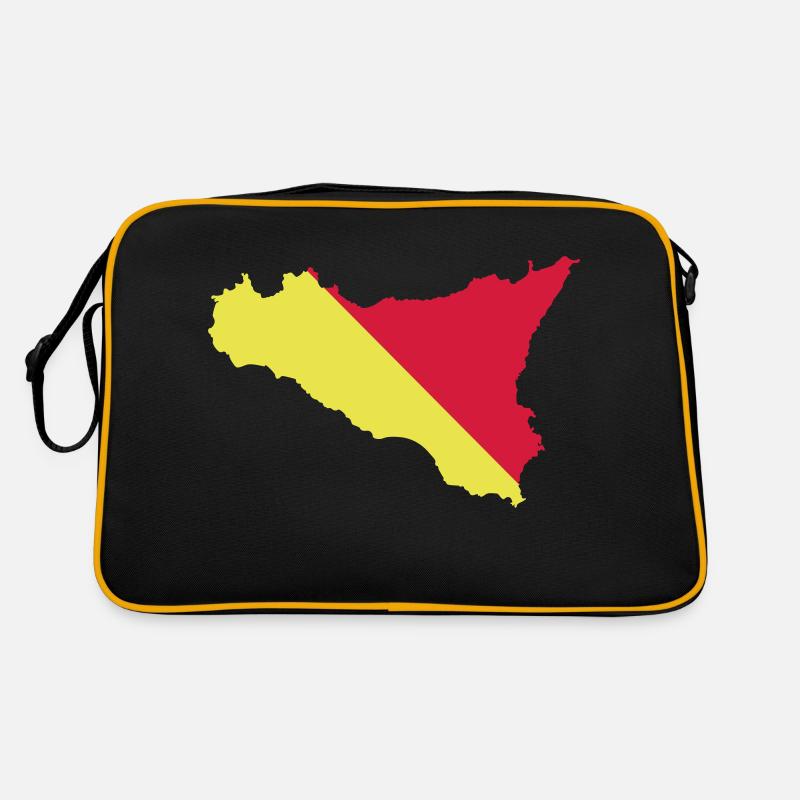 Sicile - Sac Retro - noir/or