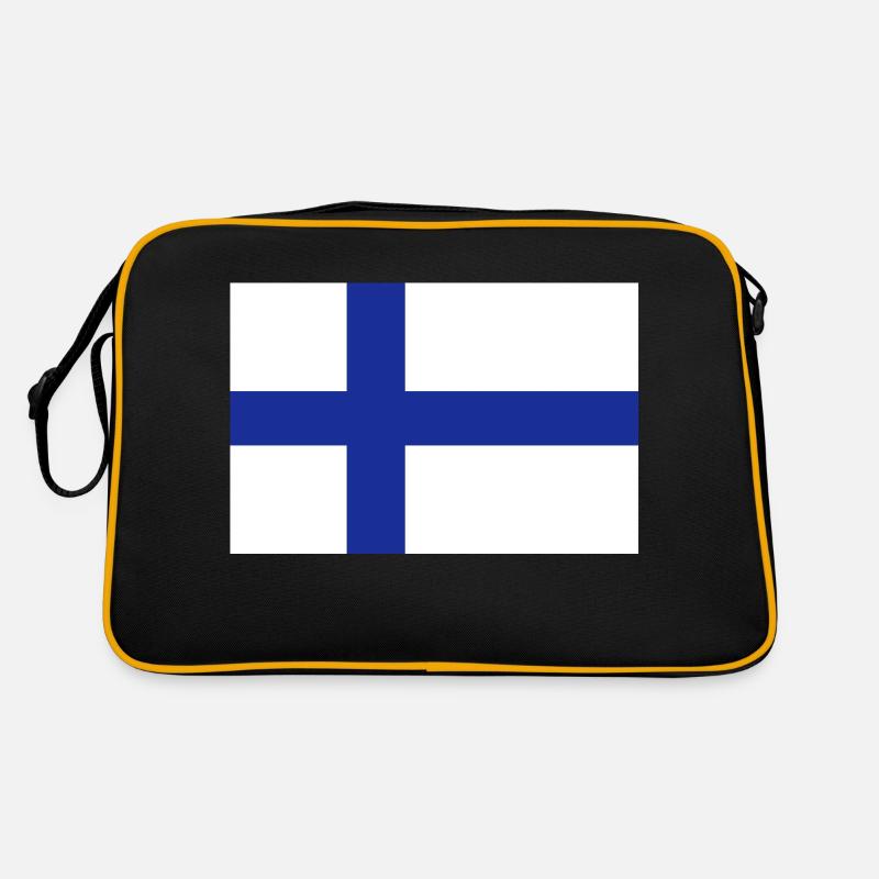 drapeau_finlande Retro Tasche
