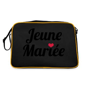 Jeune Mariée - Sac Retro - noir/or - Dos
