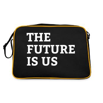 L'avenir est avec nous - #fridaysforfuture - Sac Retro - noir/or - Dos