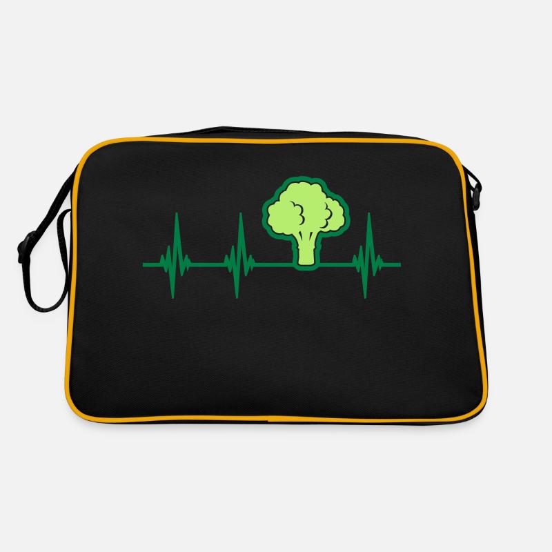 Pulse Broccoli Heartbeat Retro Bag