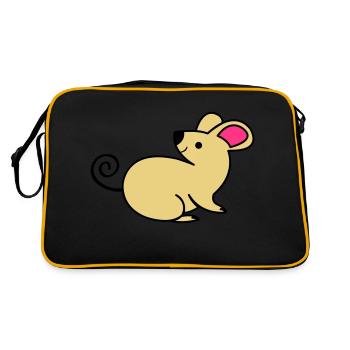 Mouse - Retro Bag - black/gold - Back