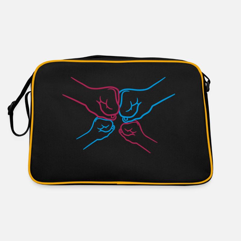 Fäuste 2 Kinder Retro Tasche