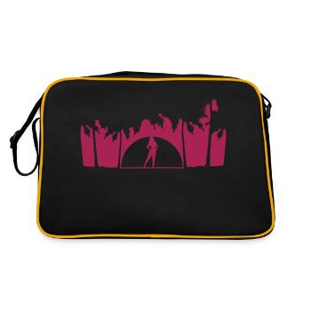 Vacances Hot Girl - Sac Retro - noir/or - Dos
