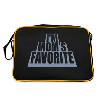 I m mom s - Retro Bag - black/gold - Back