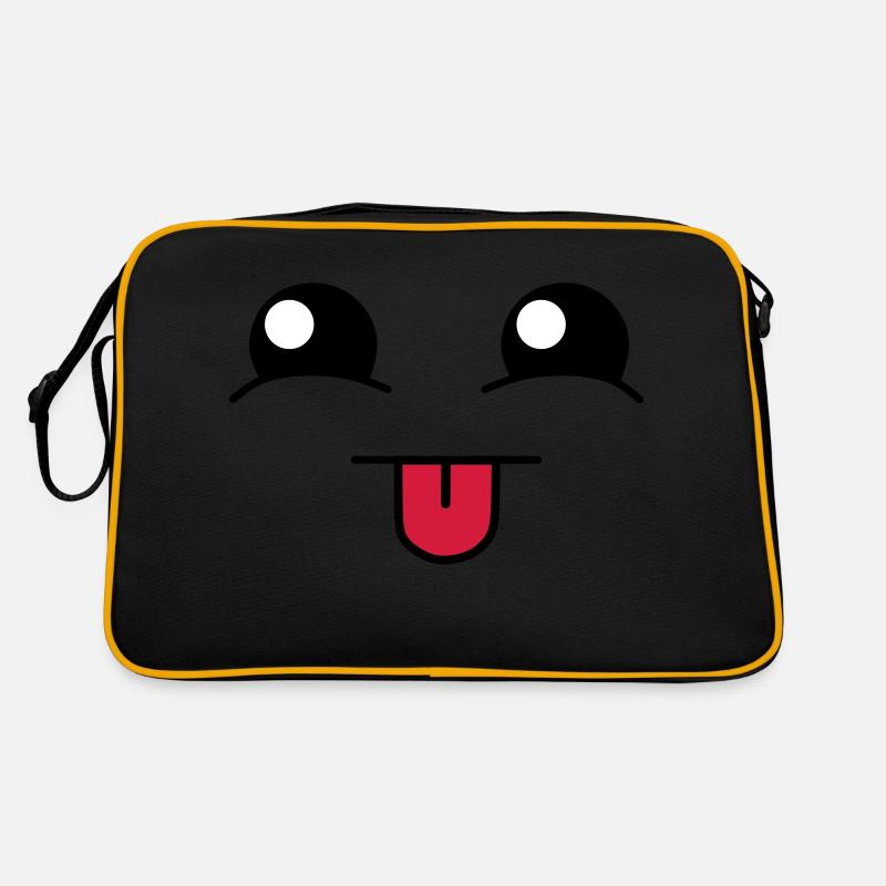 Cute face Retro Tasche