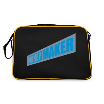 Texte du logo Money Maker - Sac Retro - noir/or - Dos