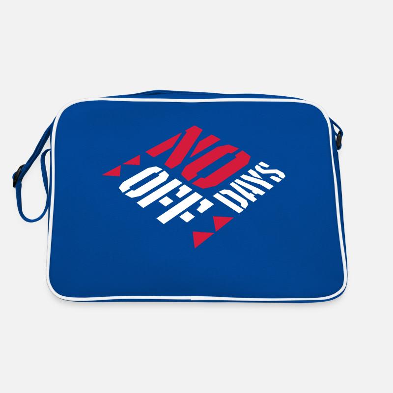 no days off quote Retro Bag