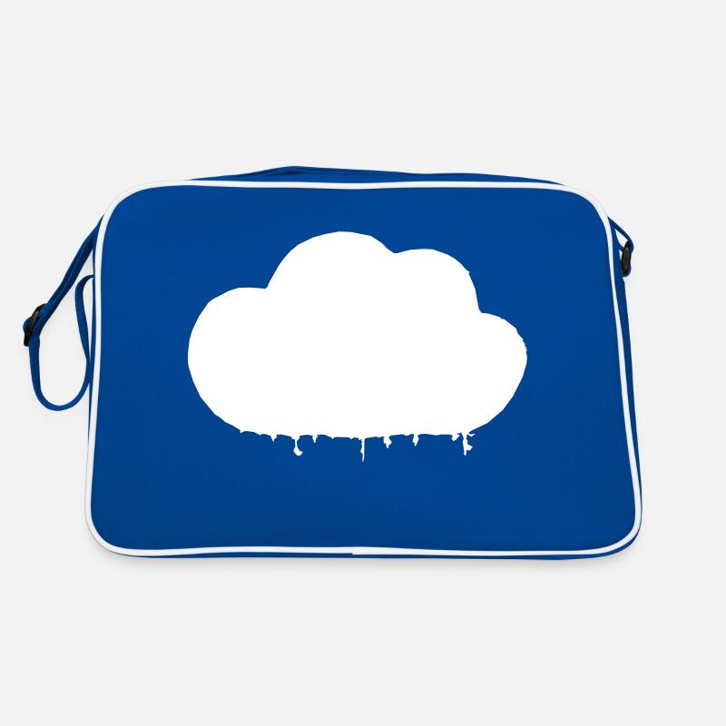 Weather Cloud Clouds Rain Sky Vector 14 Retro Bag