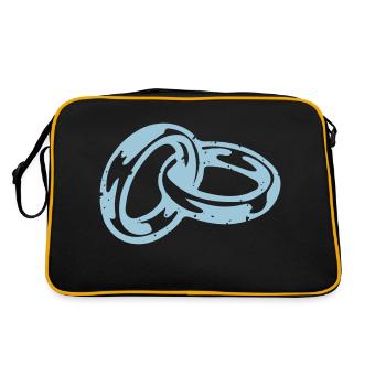 alliances - Sac Retro - noir/or - Dos