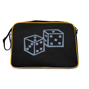 Dice - Retro Bag - black/gold - Back